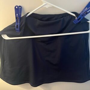 VOGO Athletica Dark Blue Skort with Blue Bike type shorts underneath/Size Large
